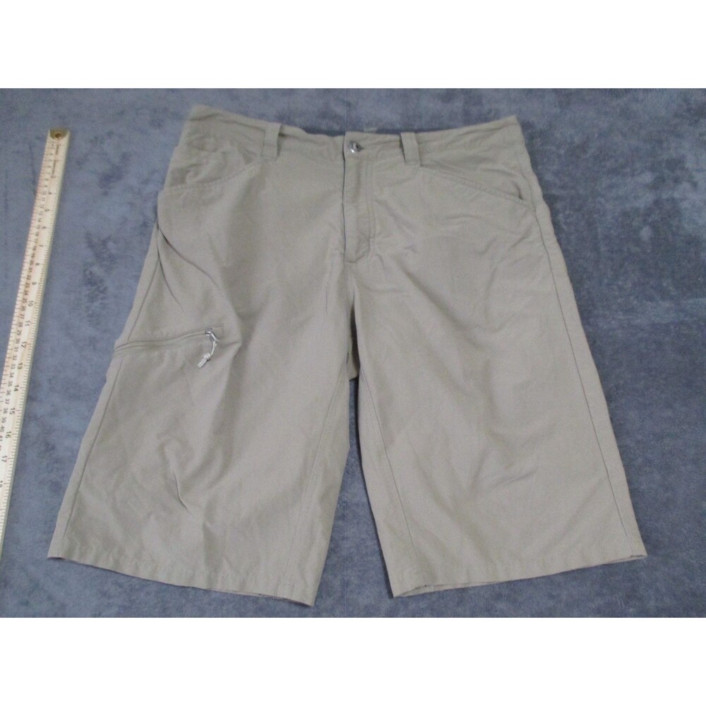 Patagonia Shorts Mens 34 Beige Quandary Performance 10" Hiking Outdoor